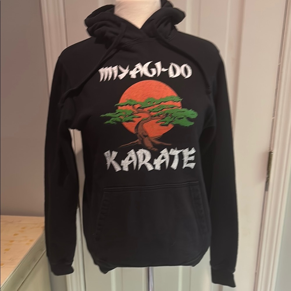 Port and Company Black Miyagi-Do Karate Hoodie